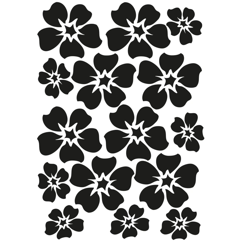 Sticker mural - Set Fleurs #09 
