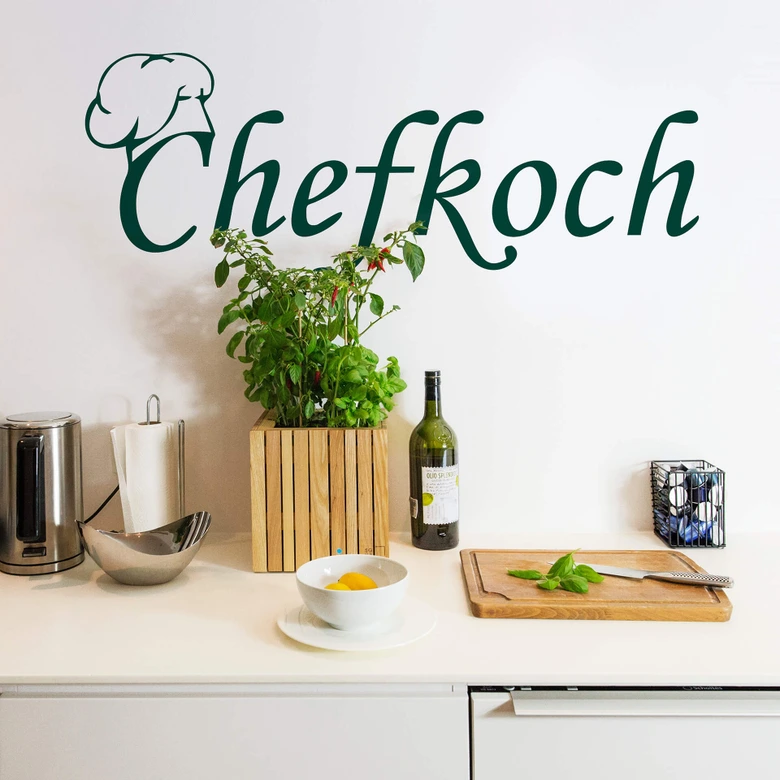 Wandtattoo Chefkoch 