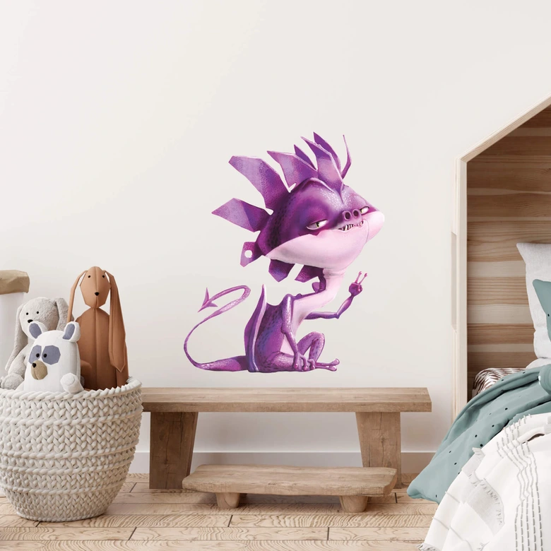 Wandtattoo Die kleinen Drachen - Mondträumer  