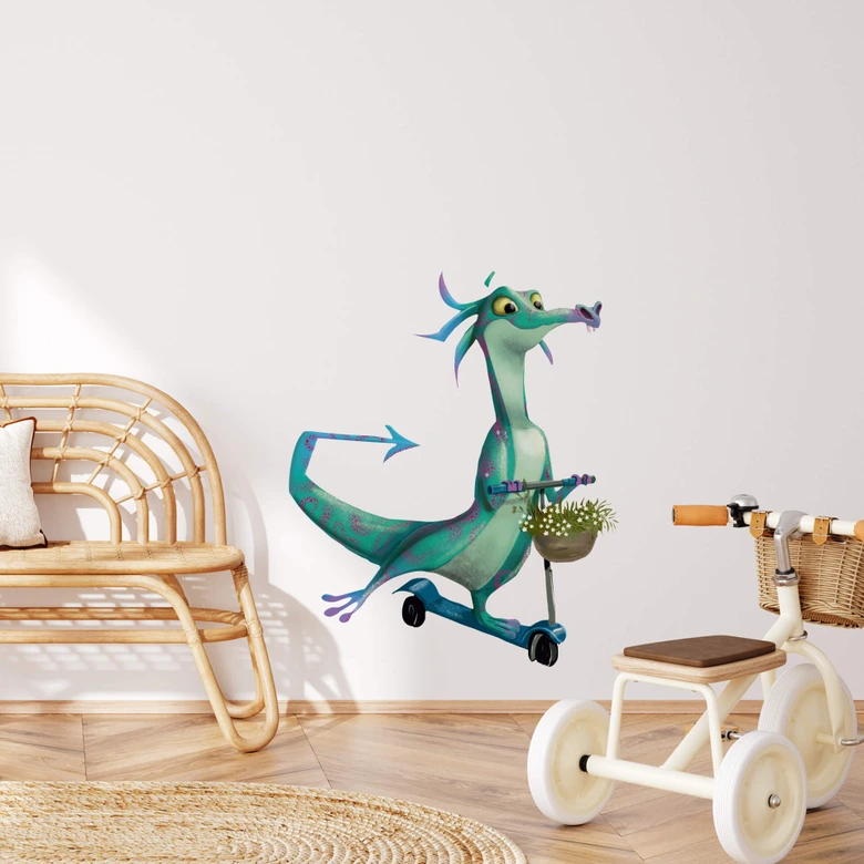 Wandtattoo Die kleinen Drachen - Wirbelfauch 