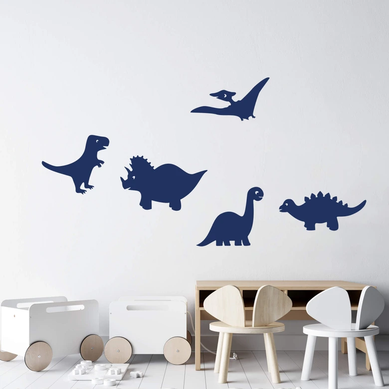 Sticker mural Ensemble de dinosaures (5 pièces) 