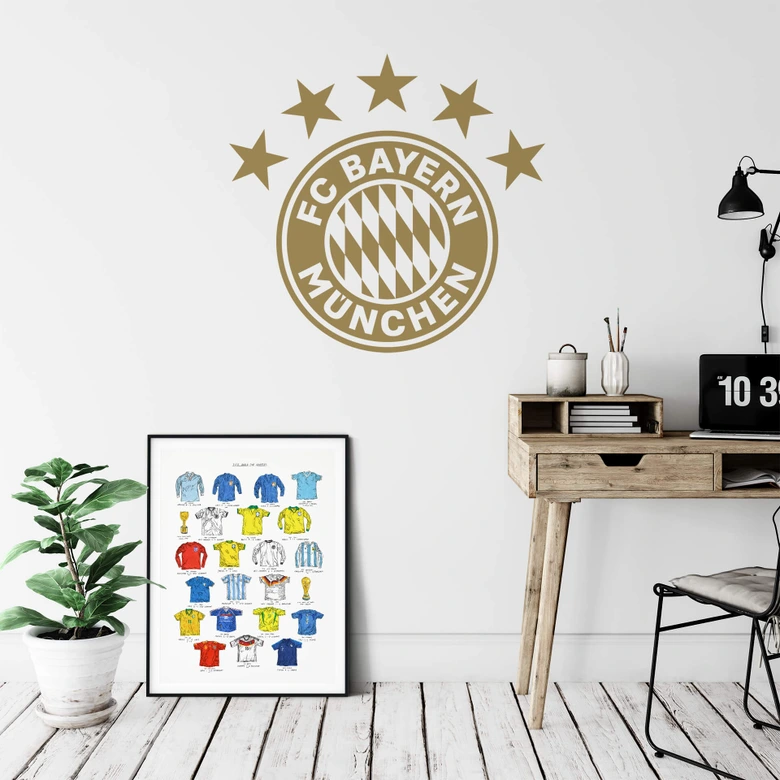 Wall sticker Bayern Munich Logo - one color 