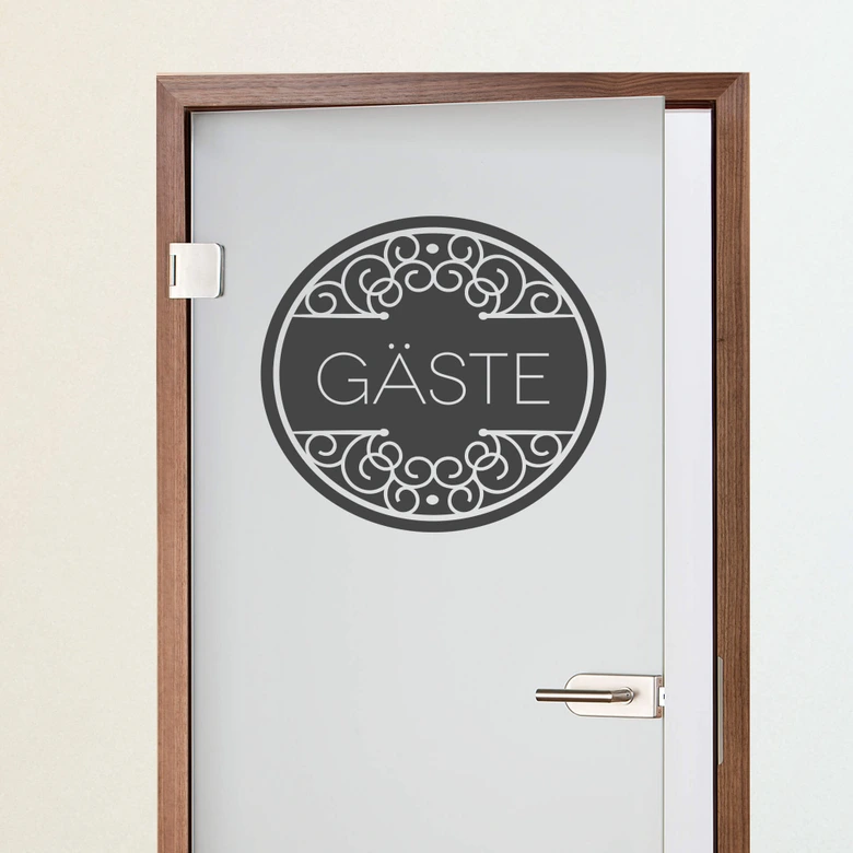 Wandtattoo Gäste 