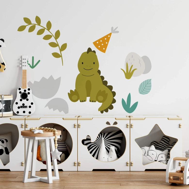 Muursticker Newborn Dino 