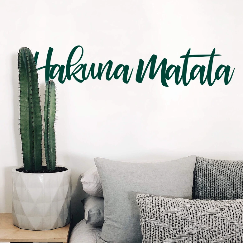Wandtattoo Hakuna Matata 06 