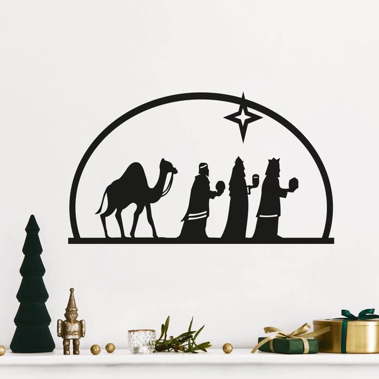 Wandtattoo Weihnachten - Heilige Drei Könige 