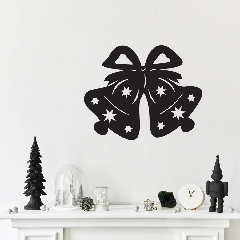 Wandtattoo Weihnachten - Kling Glöckchen 