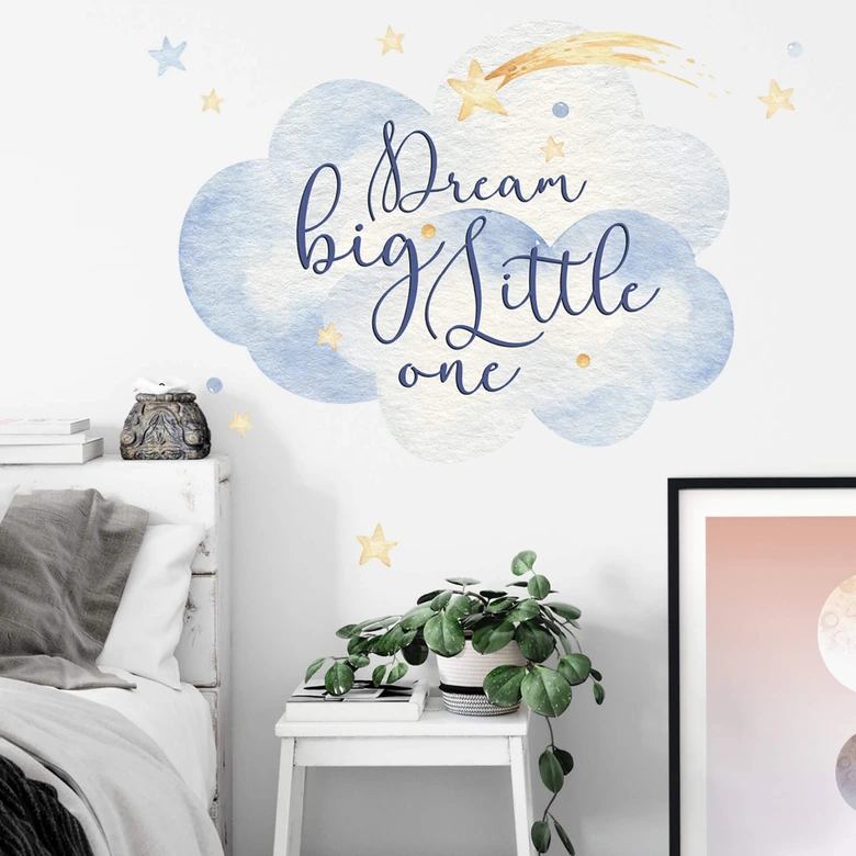 Sticker mural Kvilis - Dream big little one 