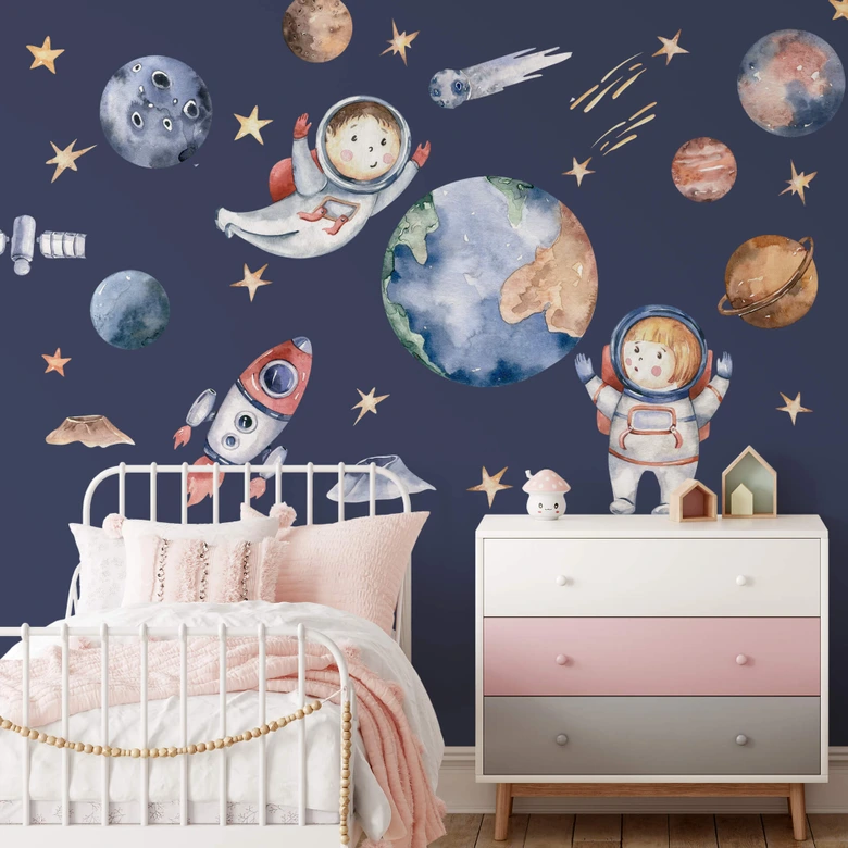 Wandtattoo Kvilis - Weltraum Set (36-teilig) 