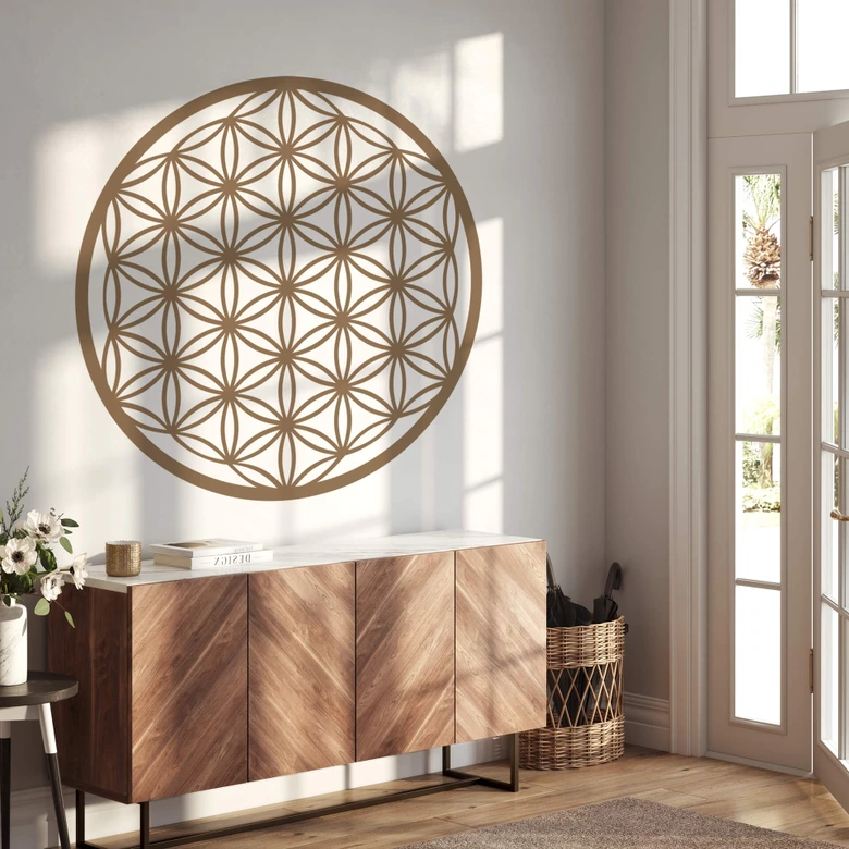 Wandtattoo Lebensblume 