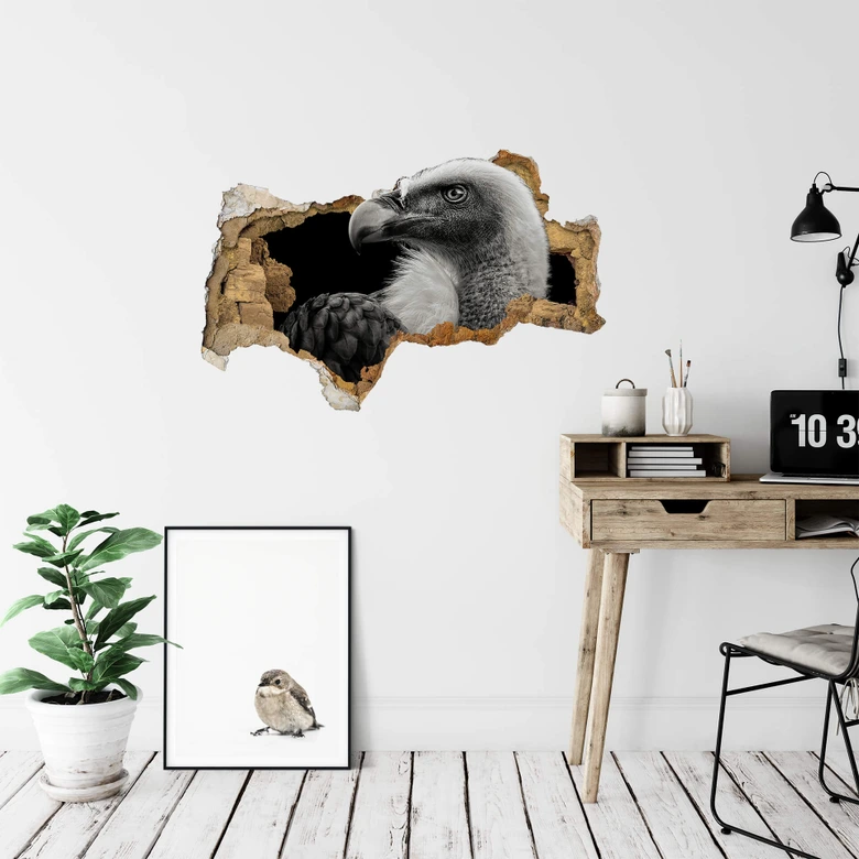 3D Wandtattoo Meermann - Geier 