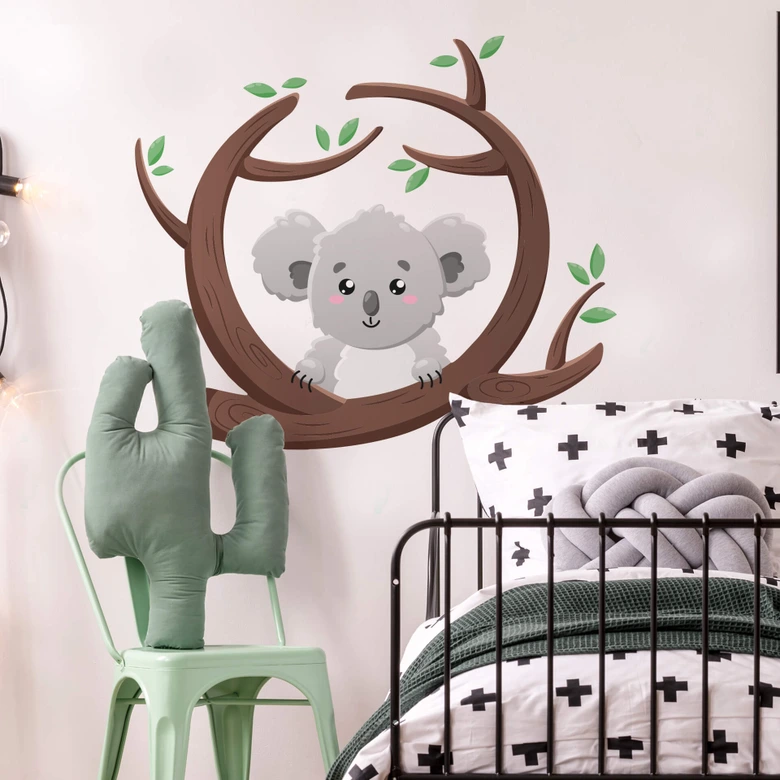 Wandtattoo Neugieriger Koala 