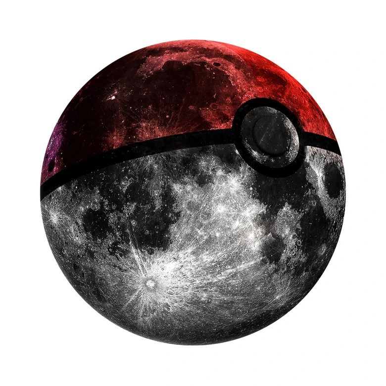 Wandtattoo Nicebleed - Pokémoon Square - Rund 