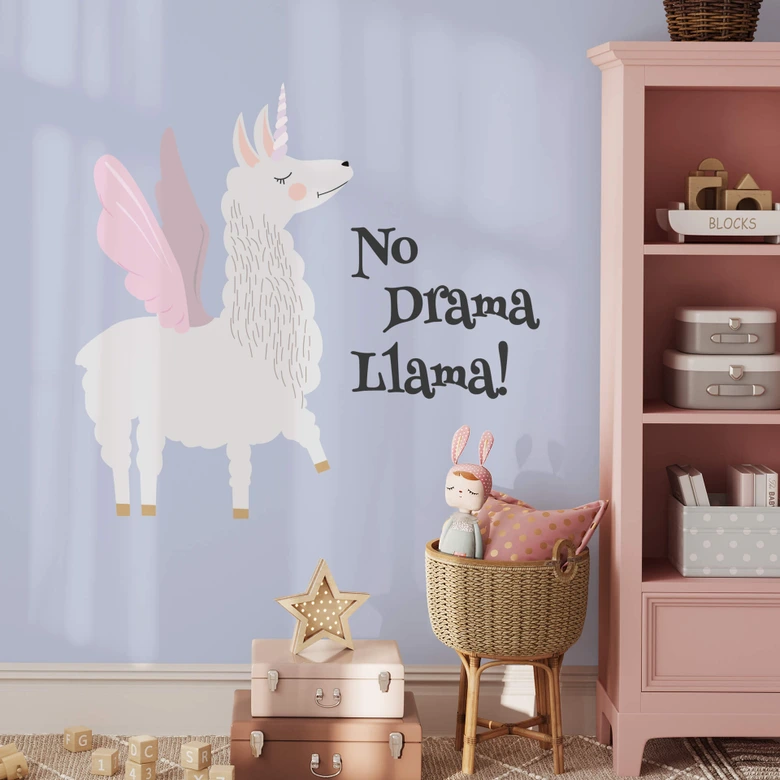 Wandtattoo -  No Drama Llama 