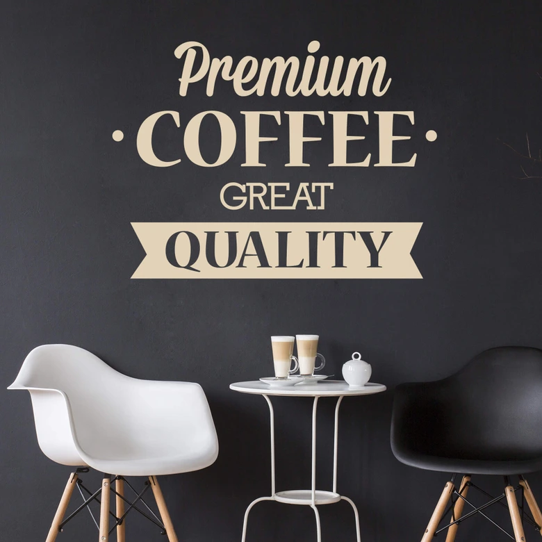 Wandtattoo Premium Coffee 