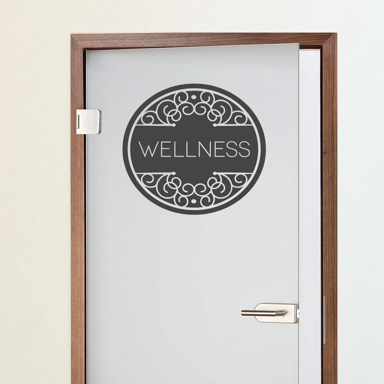 Wandtattoo Wellness 