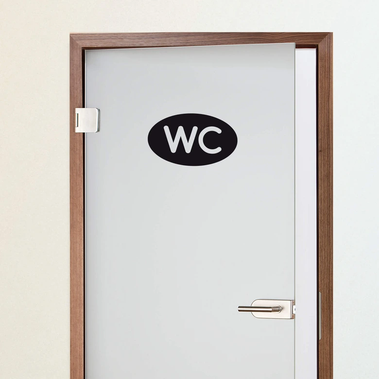 Wandtattoo WC 3 