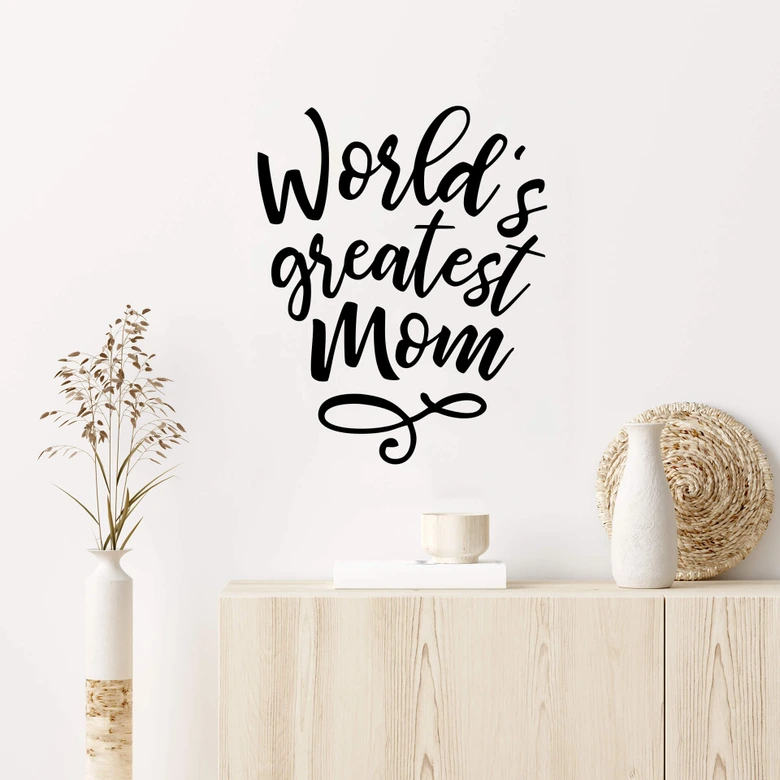 Wandtattoo World's greatest Mom 