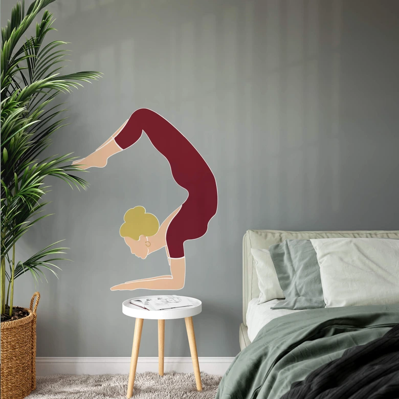 Wandtattoo Yoga - Skorpion 