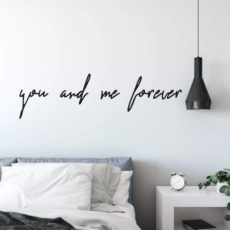 Wall sticker You and Me Forever 