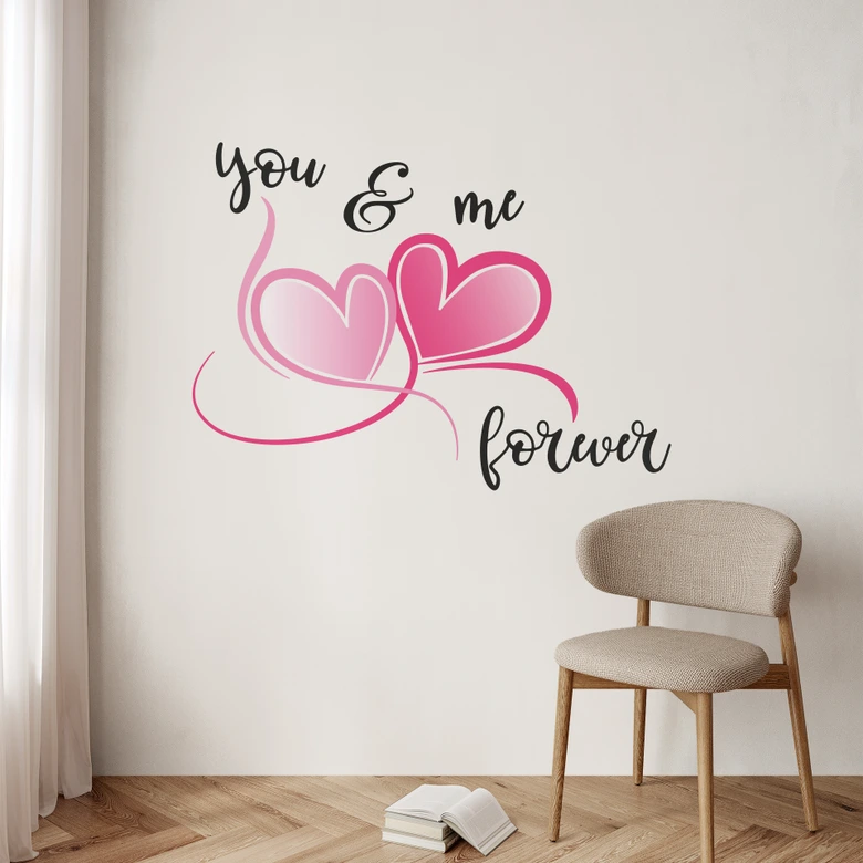 Wall sticker You and Me Forever 