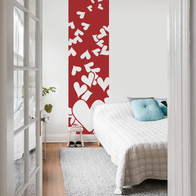 Banner Hearts Wall sticker 