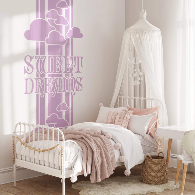 Wandtattoo Banner Sweet Dreams 