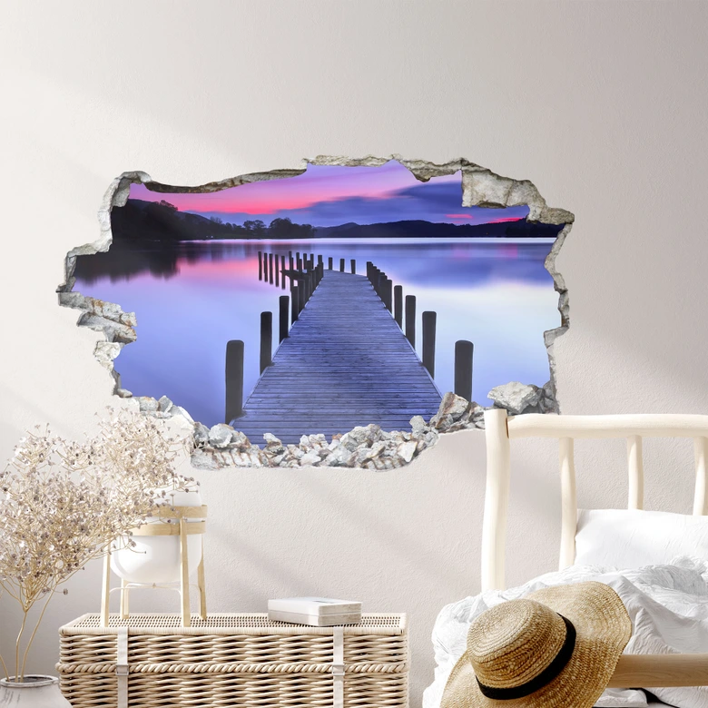 3D Wandtattoo Seepanorama 