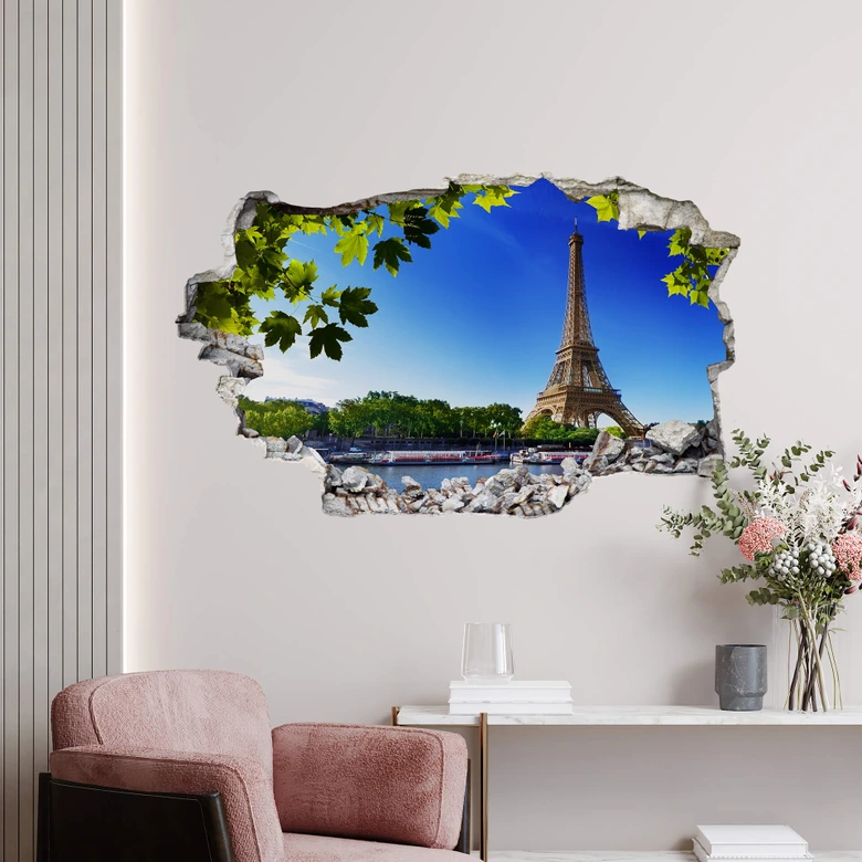 3D Wandtattoo Summer in Paris 