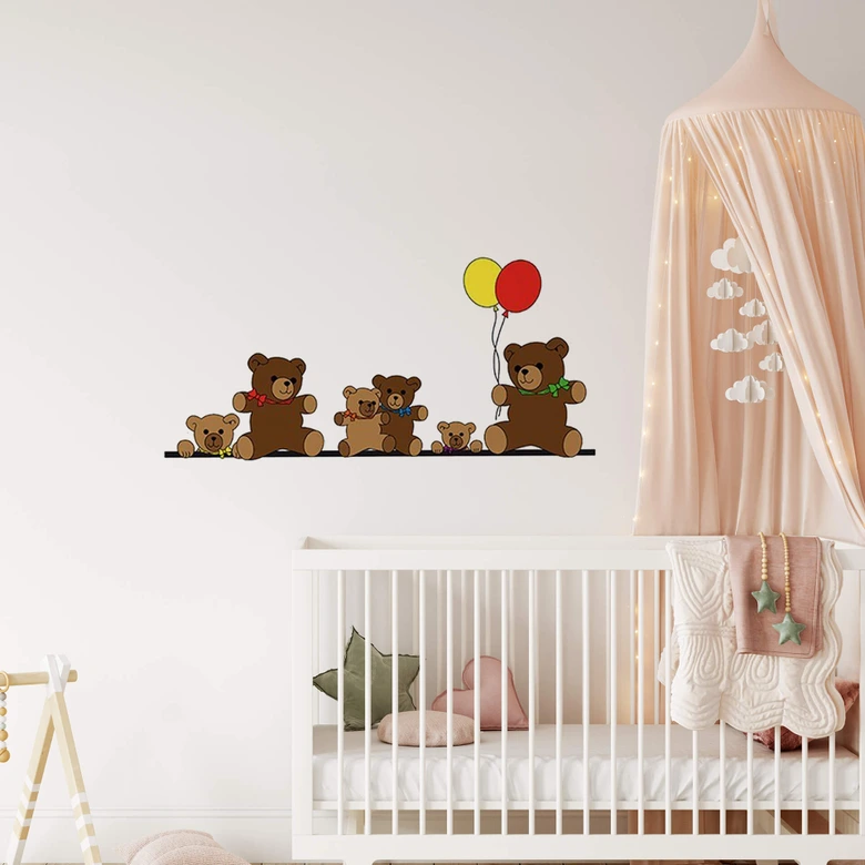 Wandsticker Bären  