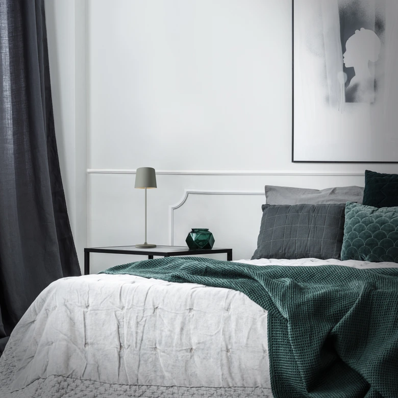 Tischleuchte Cosy, grau, 10 x 37 cm, Metall graue Tischleuchte Outdoor 