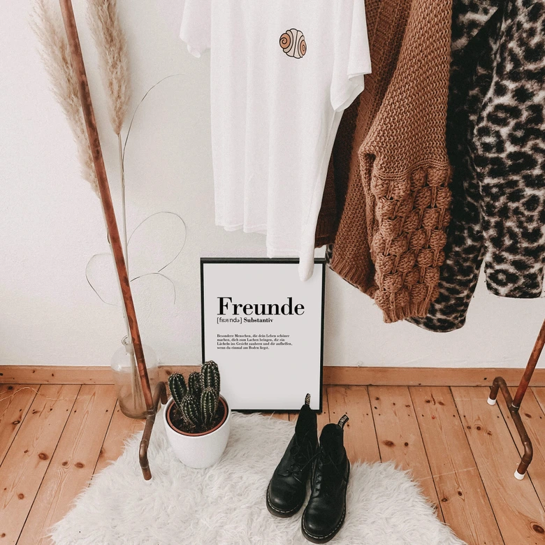 Poster Grammatik - Freunde 