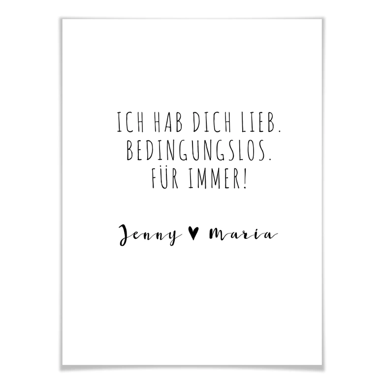 Affiche Texte libre - Meilleurs amis 