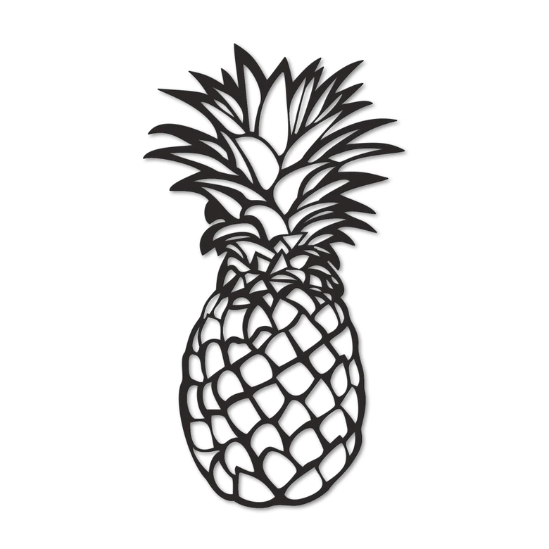 MDF - Holzdeko Ananas 