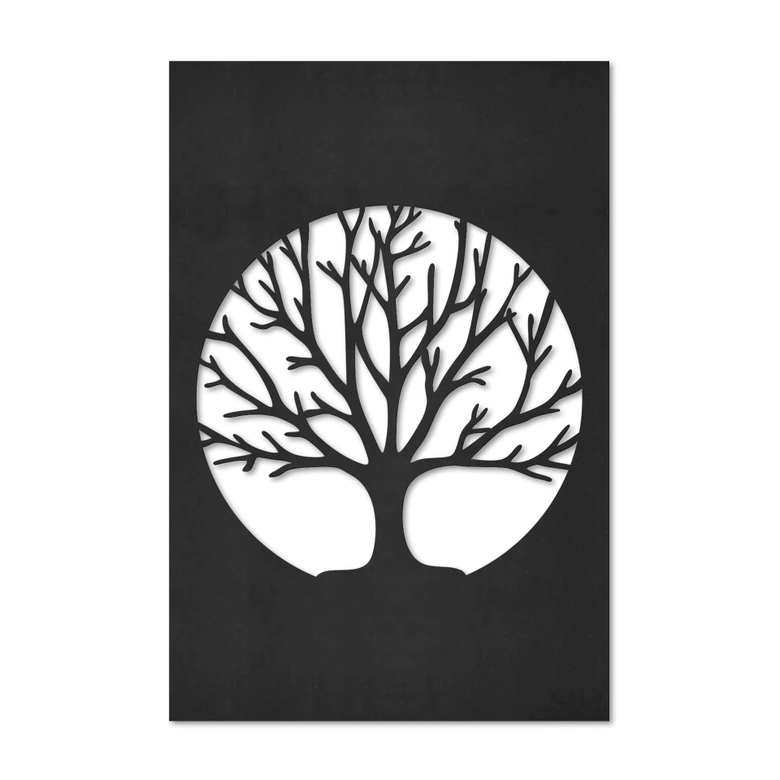 MDF - Holzdeko Baum des Lebens - Klassisch 