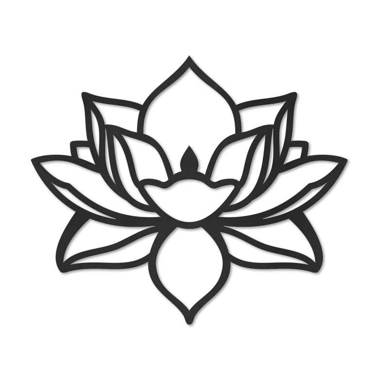 Decoro MDF - Fiore di loto 