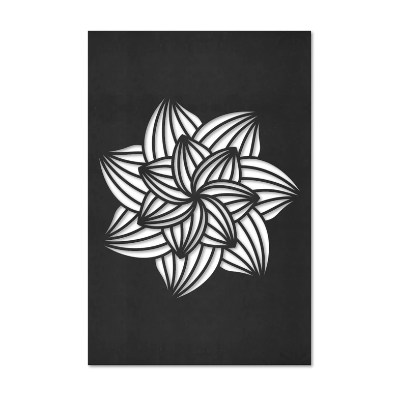 MDF - Holzdeko Mandala Blume 