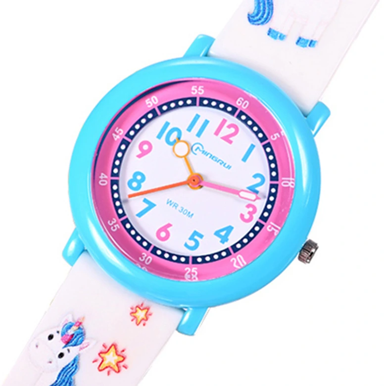 Sport Armbanduhr | Digitale Uhr für Kinder und Jugendliche | Weiß Einhorn 