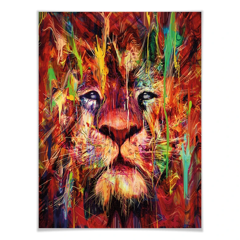 Poster Nicebleed - Lion Red 