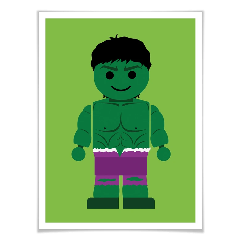 Poster Gomes - The Hulk Spielzeug 