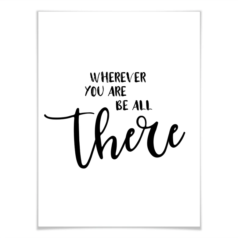 Poster Wherever you are 