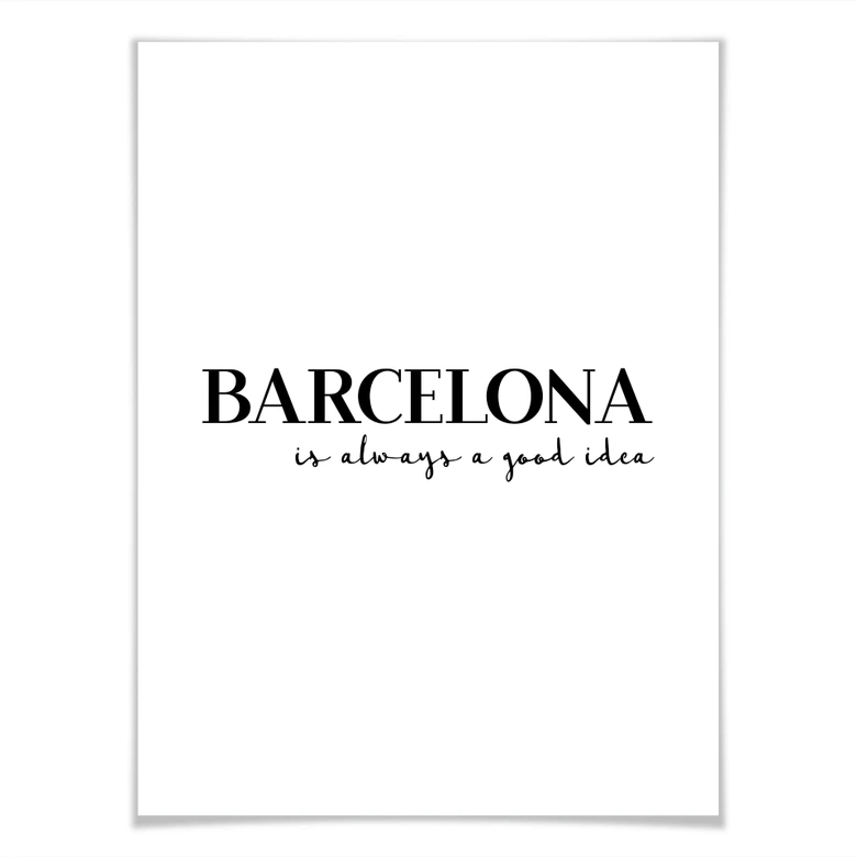 Poster Barcelona 