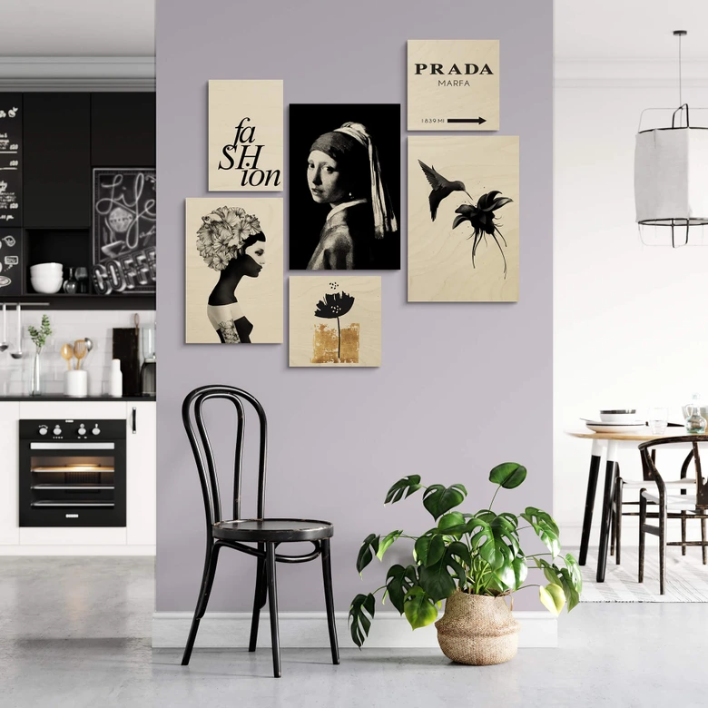 Houten Poster - Ireland - Hummingbird 