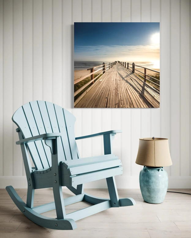Leinwandbild Strand Meer Natur 