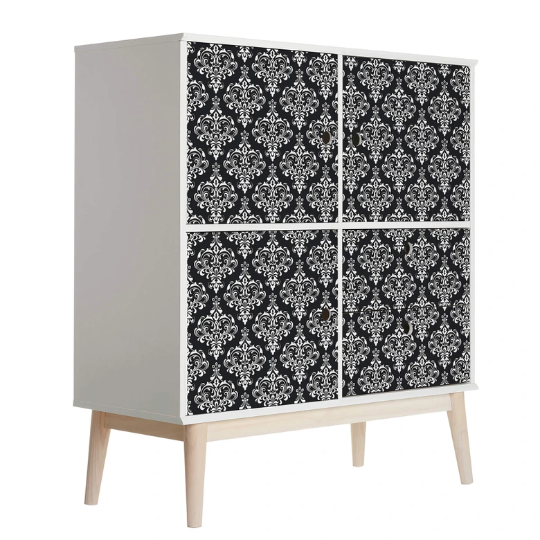 Furniture Wrap - Baroque - black 