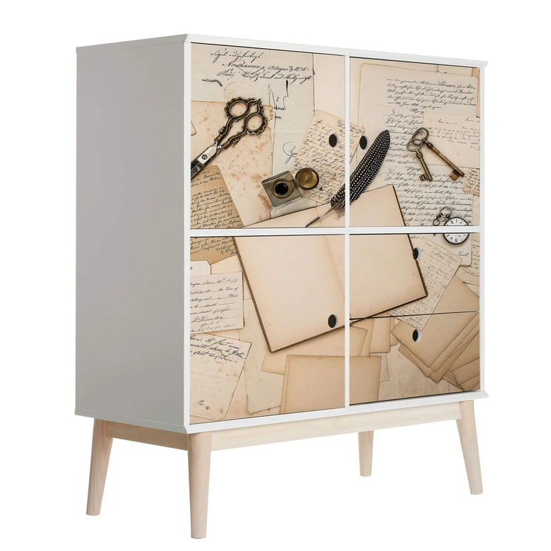 Furniture Wrap - Old Letter 01 