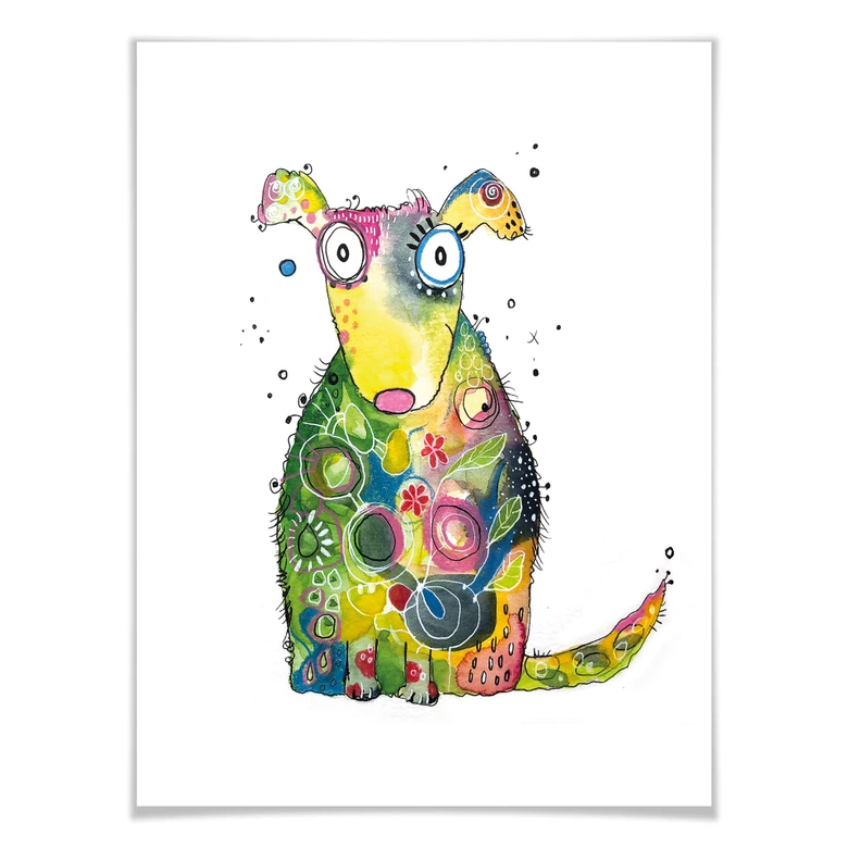 Poster Hagenmeyer - Happy Dog 
