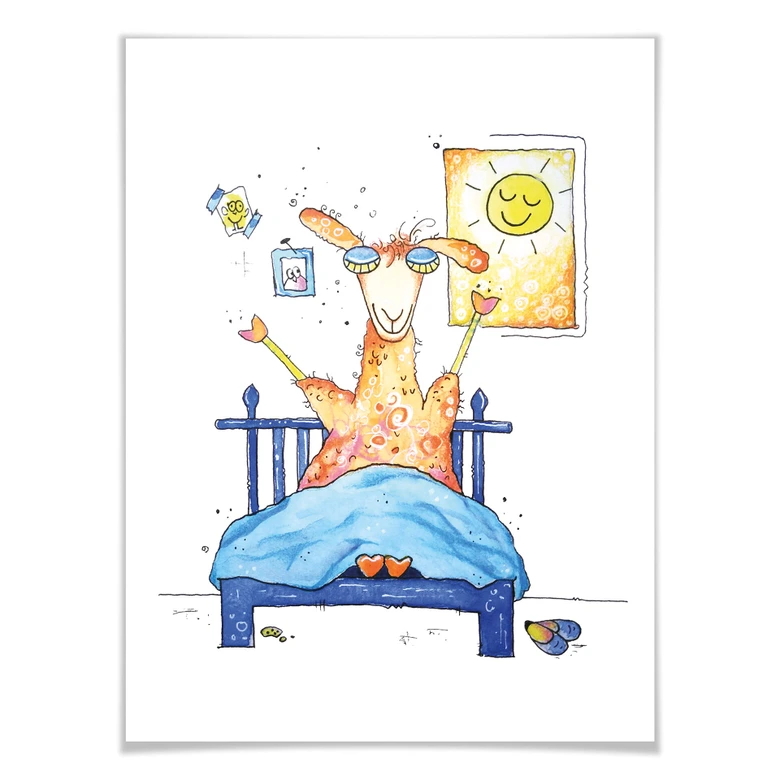 Poster Hagenmeyer - Good Morning Lama 
