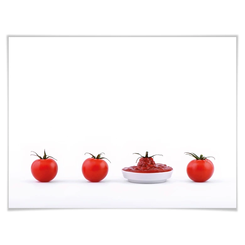 Poster Csontos - Es waren einmal vier Tomaten 