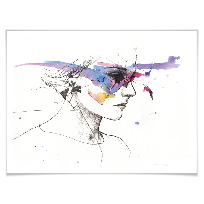 Poster - Broken Face 